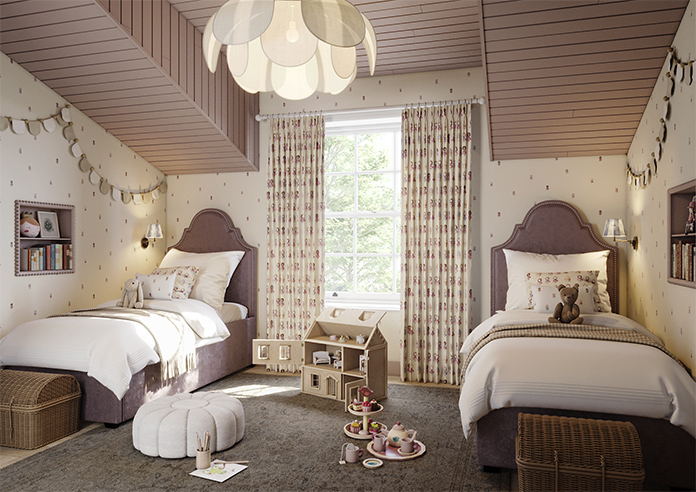 Fairy Cakes, Cupcake Sponge - Made to Measure Curtains - Image 7